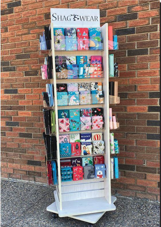 Shagwear Display Rosemarie & Company